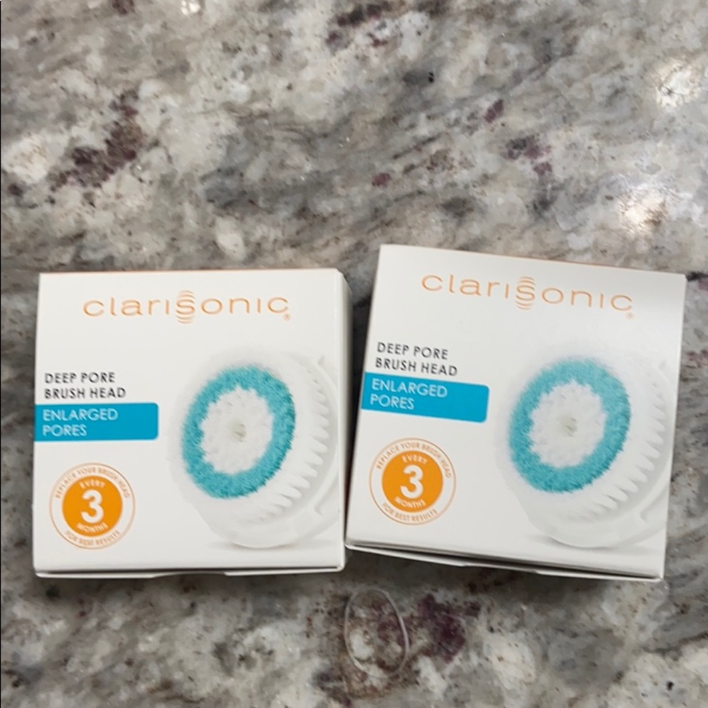 Clarisonic brush heads - deep pore (2 for 1)